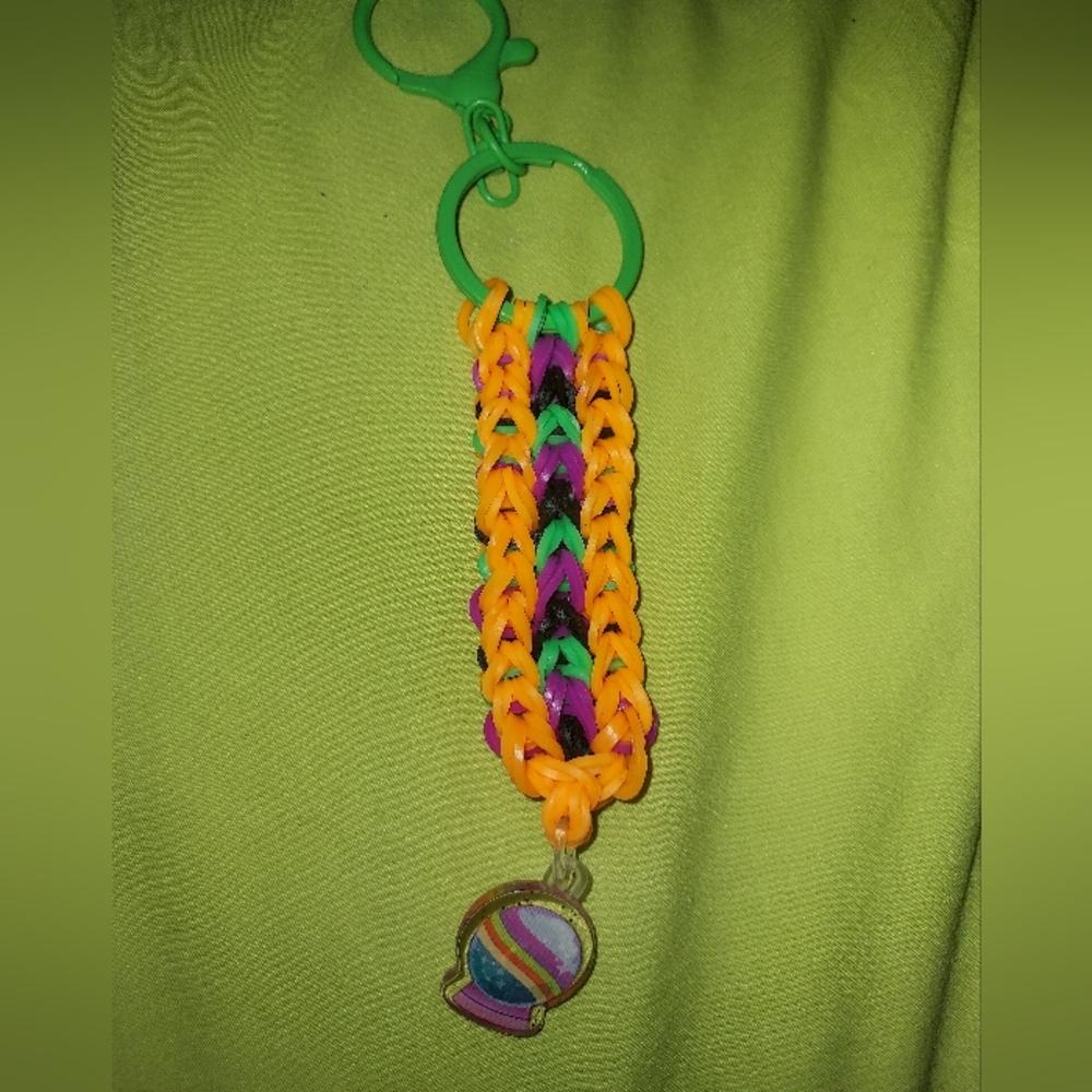 Colorful Woven Keychain